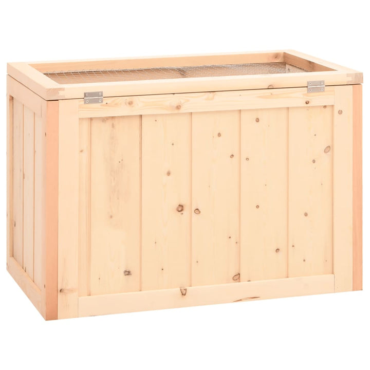 Hamster Cage 60X35.5X42 Cm Solid Wood Fir