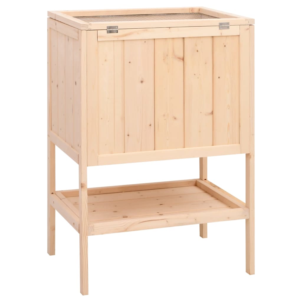 Hamster Cage 55X40X80 Cm Solid Wood Fir