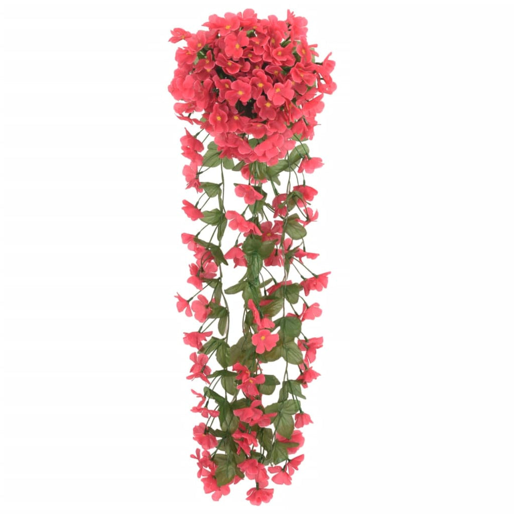 Christmas Flower Garlands 3 Pcs 85 Cm