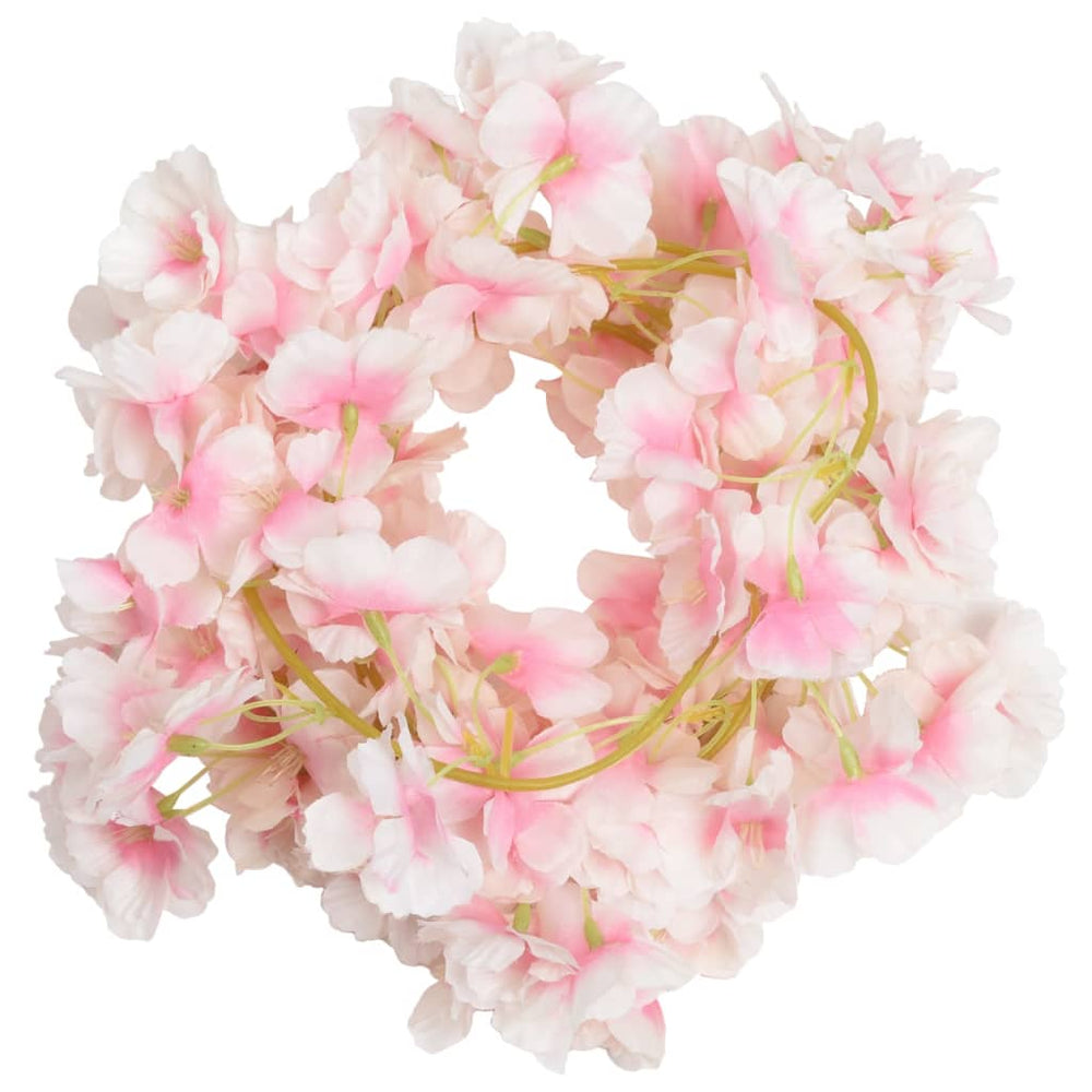 Christmas Flower Garlands 6 Pcs 180 Cm