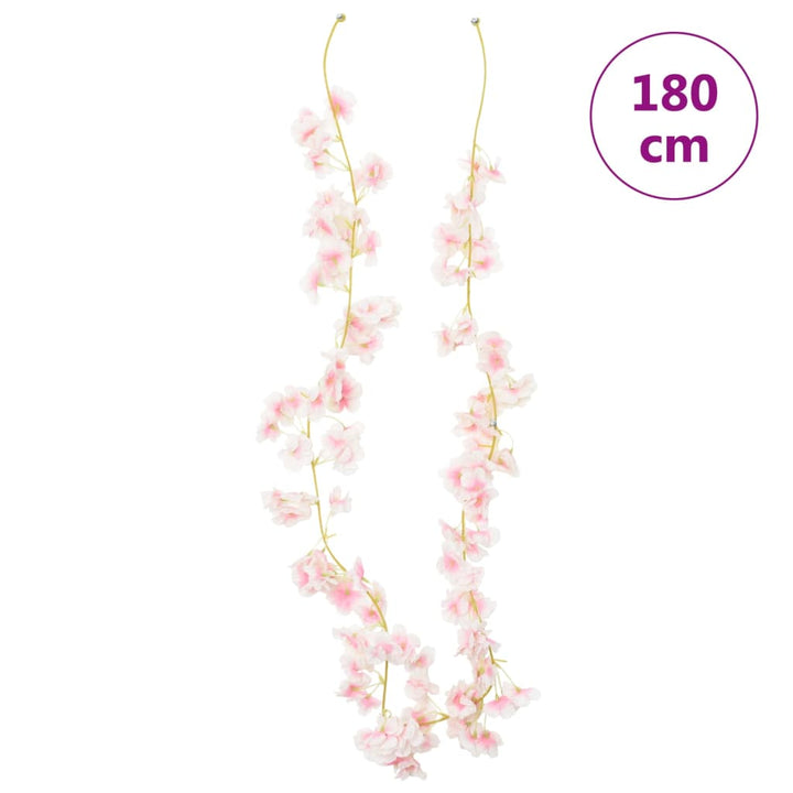 Christmas Flower Garlands 6 Pcs 180 Cm