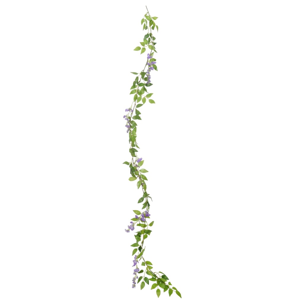 Christmas Flower Garlands 6 Pcs 200 Cm
