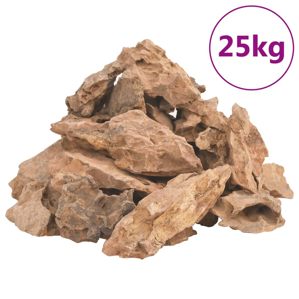 Lava Stones 25 Kg Brown 1-10 Cm