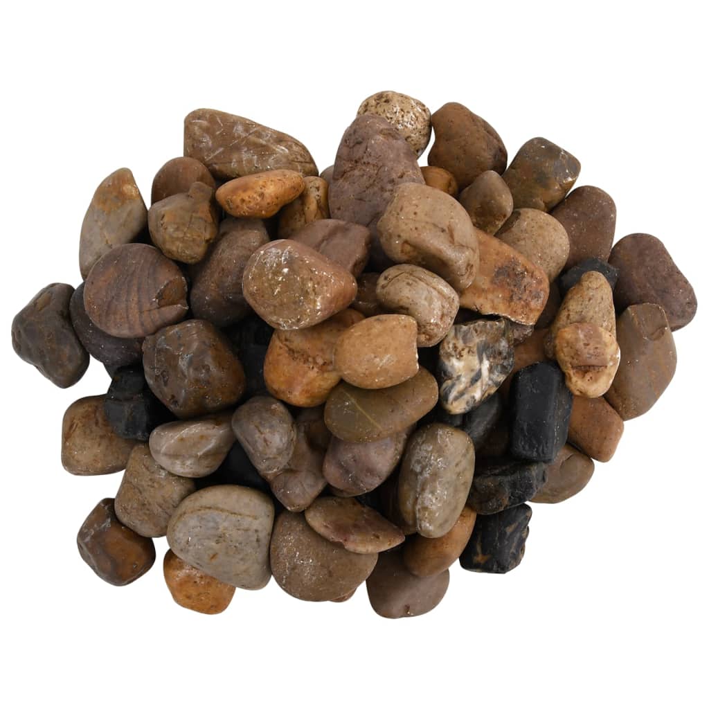 Polished Pebbles 10 Kg Mixed Colour 2-5 Cm