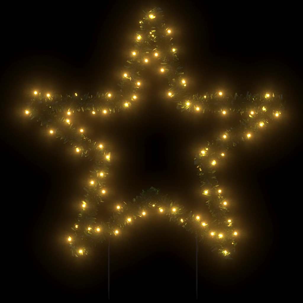 Christmas Light Decoration With Spikes Star 80 Leds 60 Cm