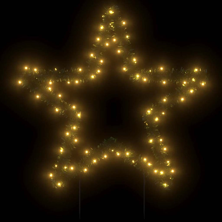 Christmas Light Decoration With Spikes Star 80 Leds 60 Cm