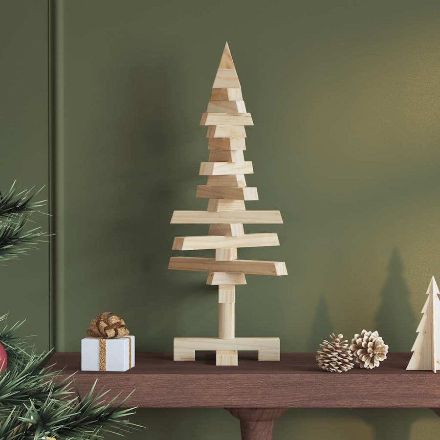 Wooden Christmas Tree For Decoration Solid Wood Pine