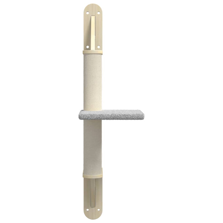 Wall-Mounted Cat Tree With Scratching Post 85.5 Cm
