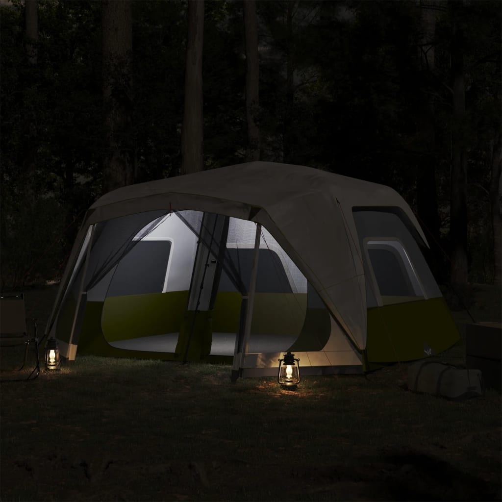 Family Tent With Led 10-Person Light Quick Release