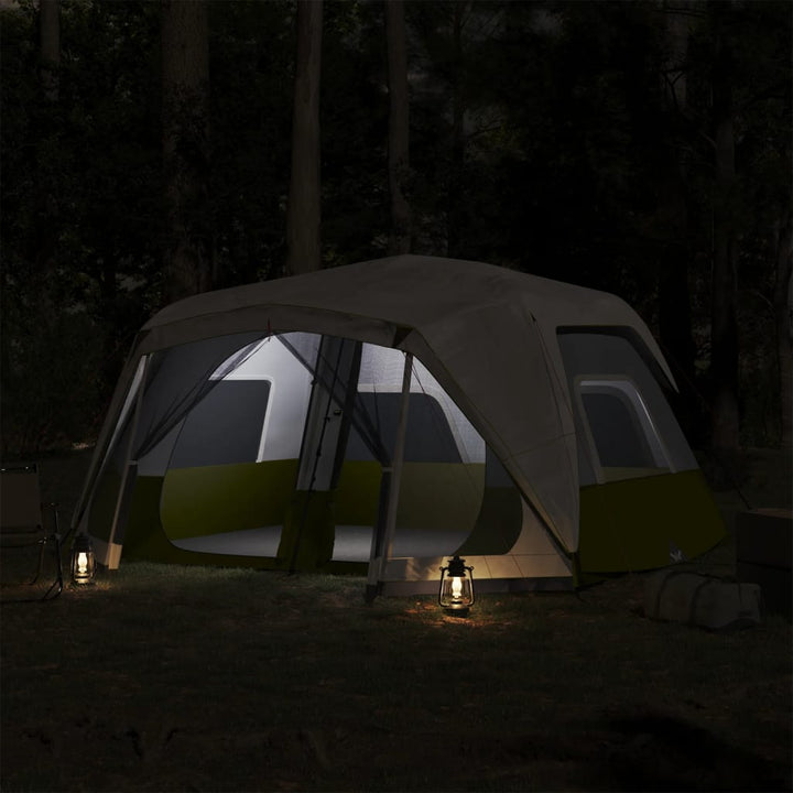 Family Tent With Led 10-Person Light Quick Release