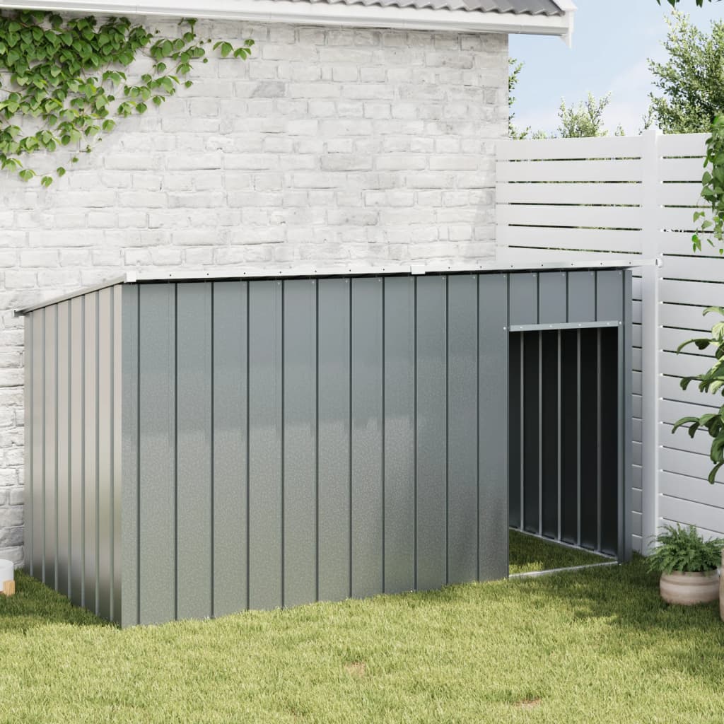 Dog House With Roof Anthracite Galvanised Steel