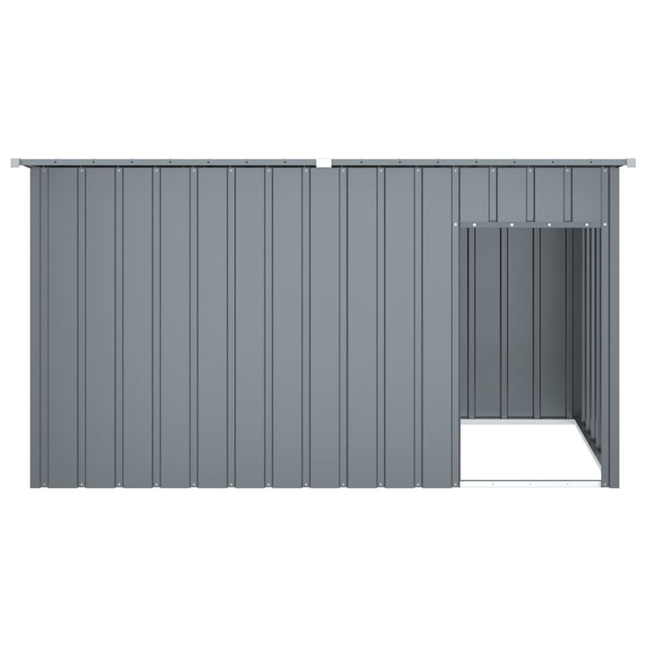 Dog House With Roof Anthracite Galvanised Steel