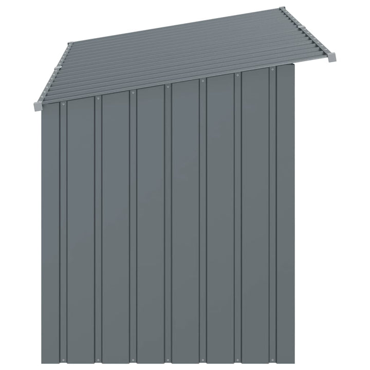 Dog House With Roof Anthracite Galvanised Steel