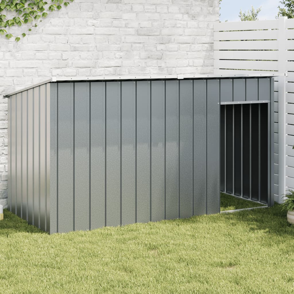 Dog House With Roof Anthracite Galvanised Steel