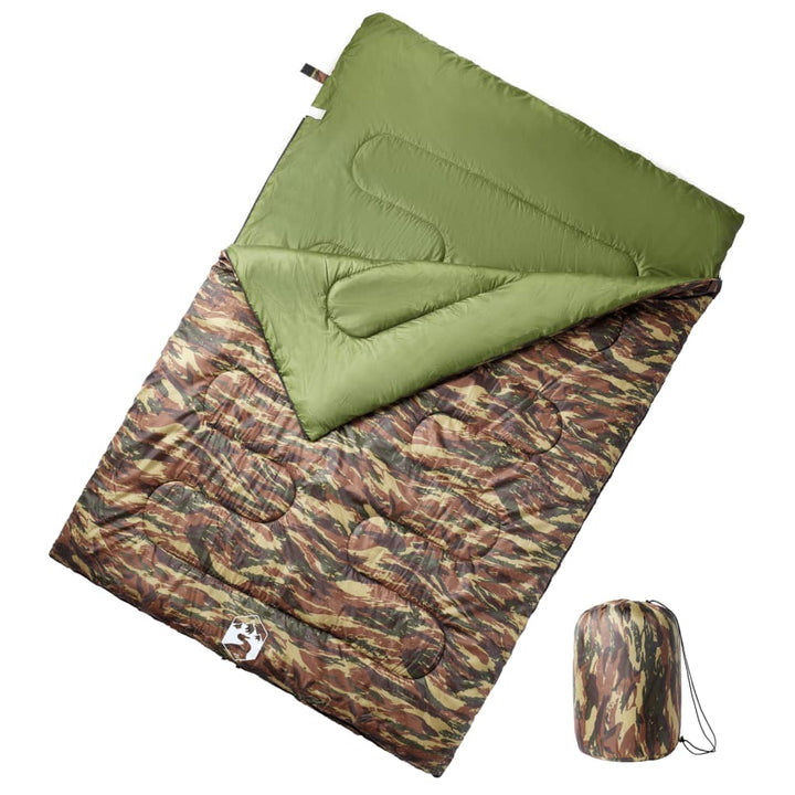 Double Sleeping Bag With Pillows For Adults Camping 3-4 Seasons