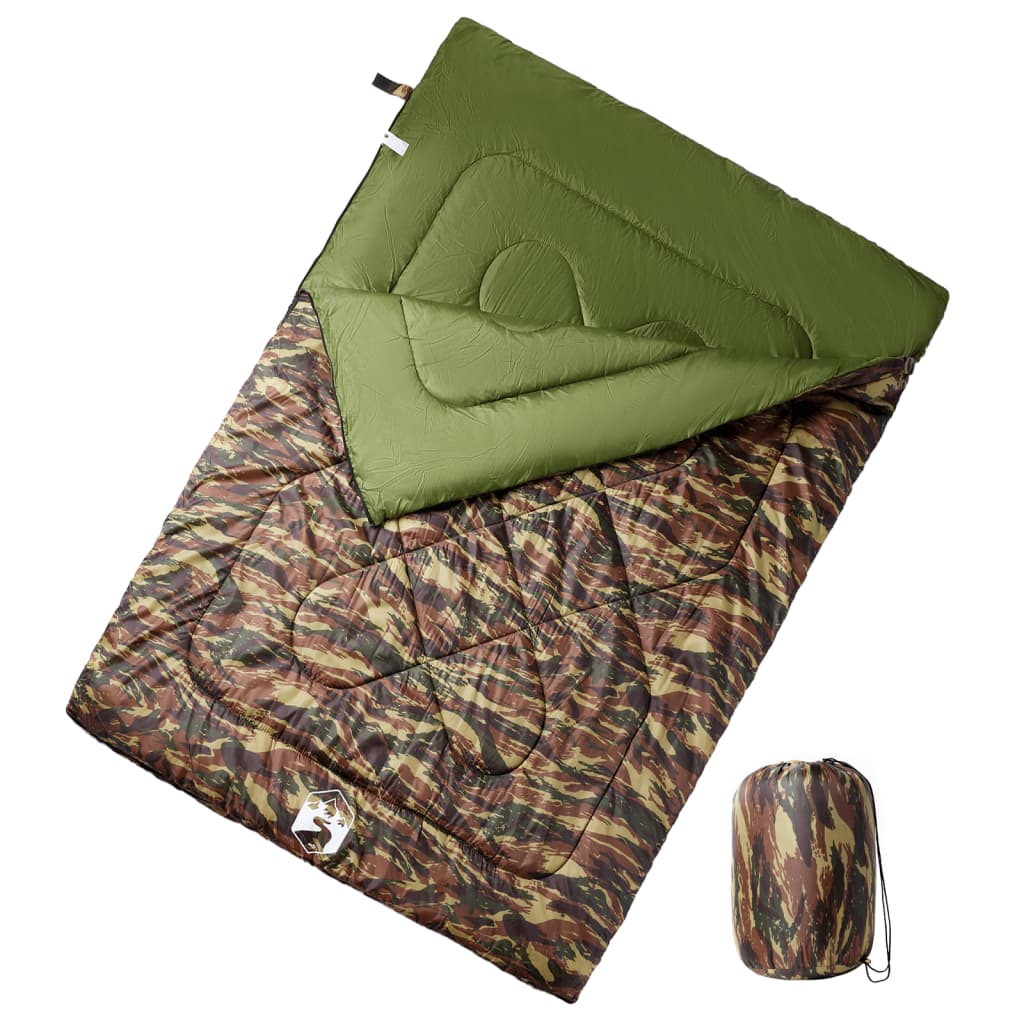 Double Sleeping Bag With Pillows For Adults Camping 3-4 Seasons