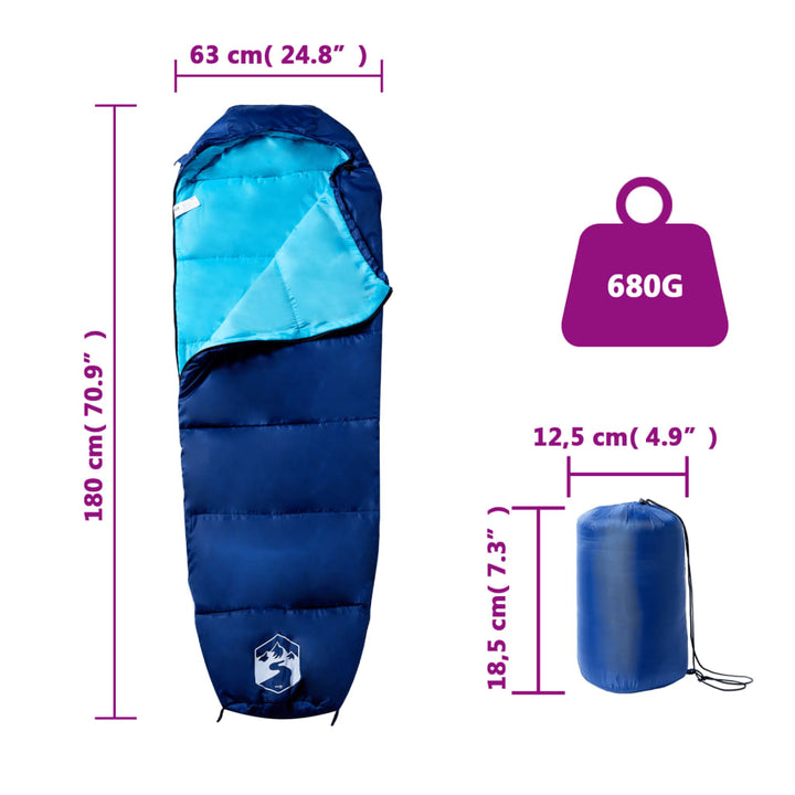 Mummy Sleeping Bag For Adults Camping 3 Seasons