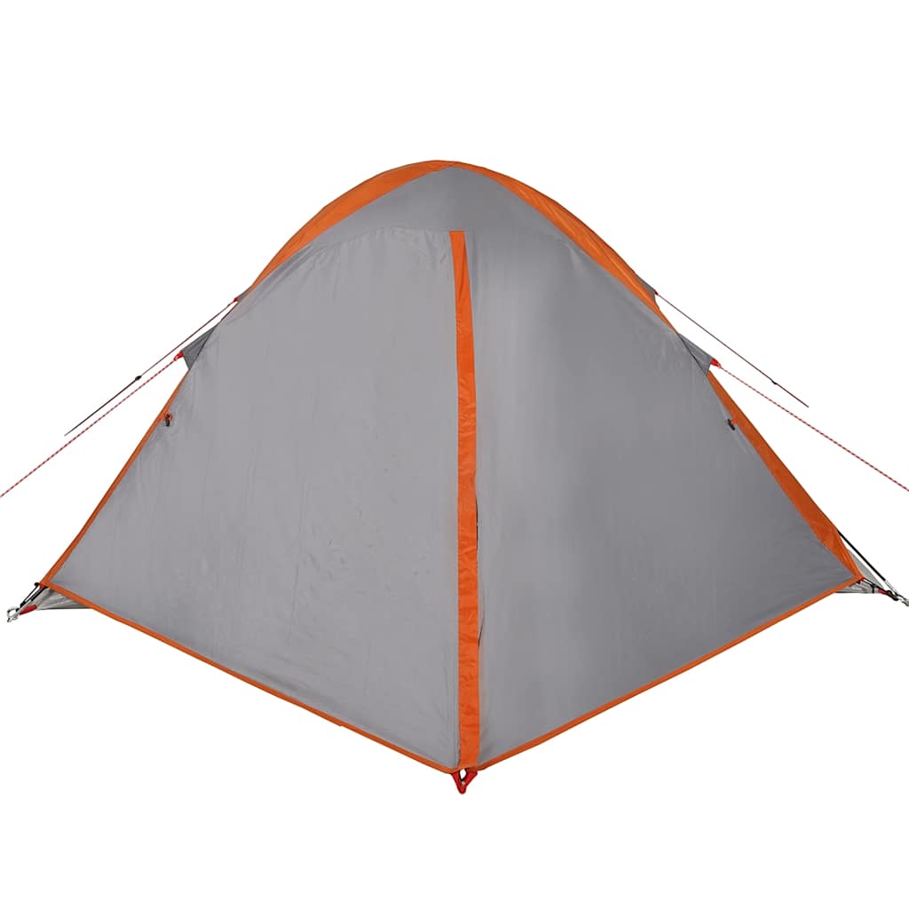 Camping Tent Dome And Orange Waterproof