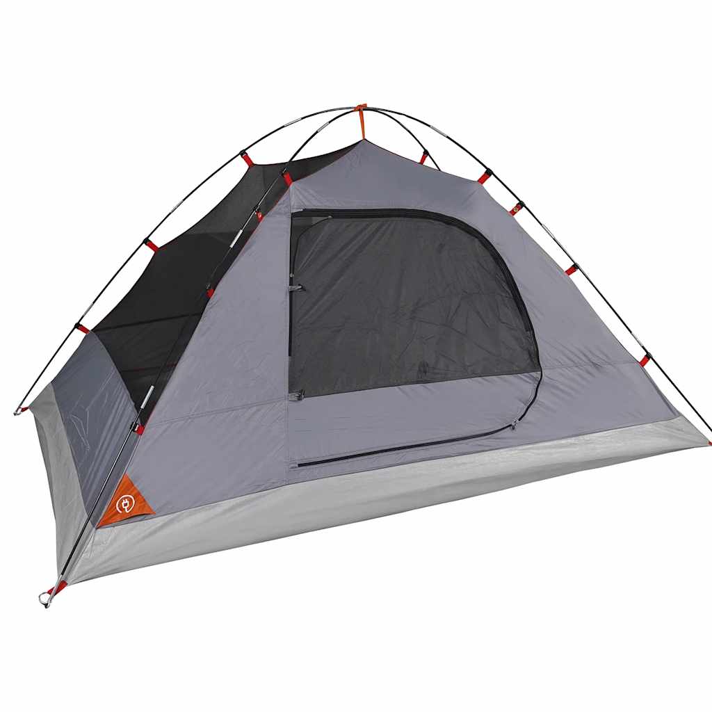 Camping Tent Dome And Orange Waterproof