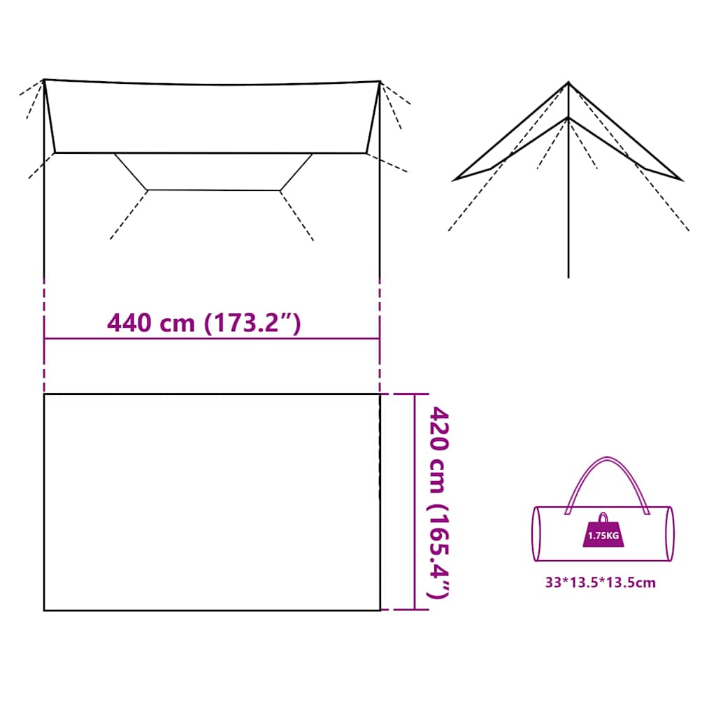 Camping Tarp Waterproof