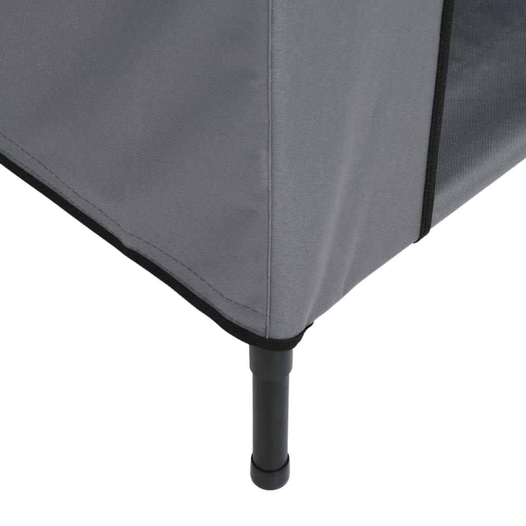 Dog House Light Grey Oxford Fabric And Steel