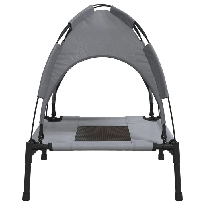 Dog Bed With Canopy Anthracite Oxford Fabric And Steel