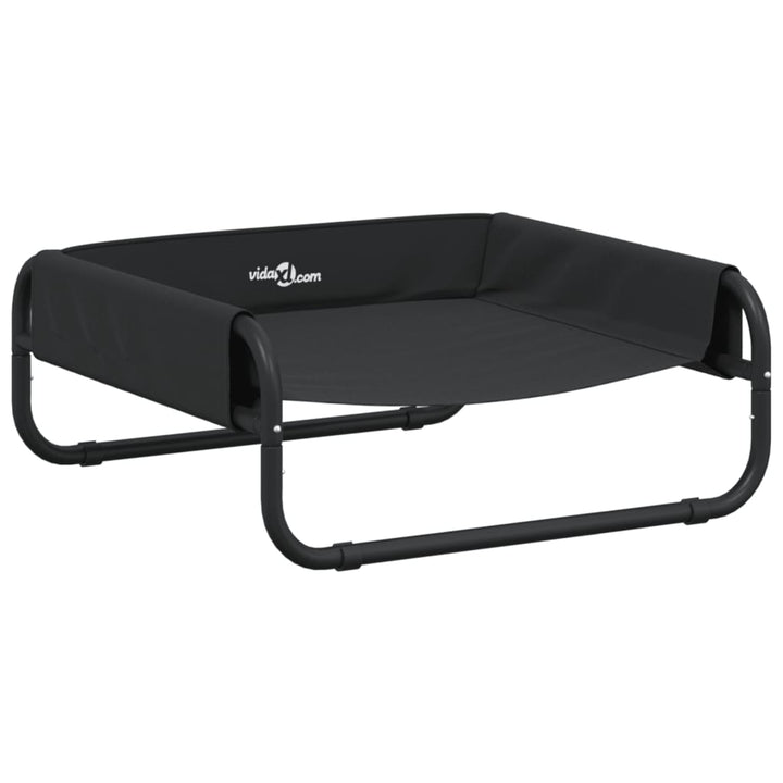 Elevated Dog Bed Anthracite Oxford Fabric And Steel