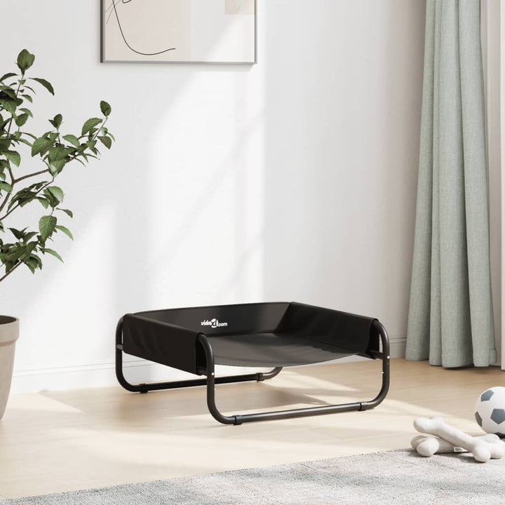Elevated Dog Bed Anthracite Oxford Fabric And Steel