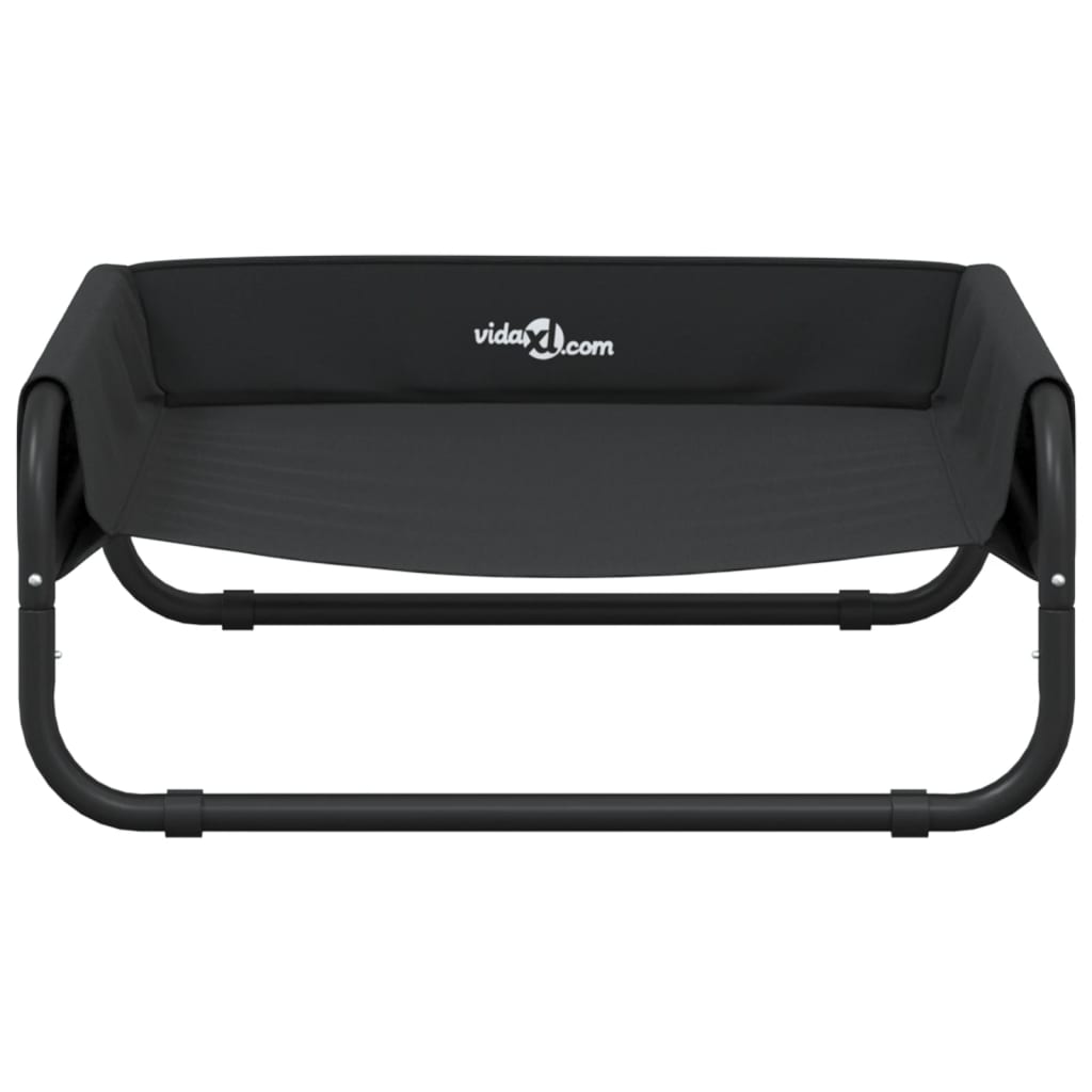Elevated Dog Bed Anthracite Oxford Fabric And Steel