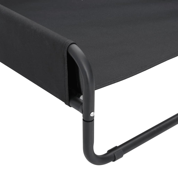 Elevated Dog Bed Anthracite Oxford Fabric And Steel
