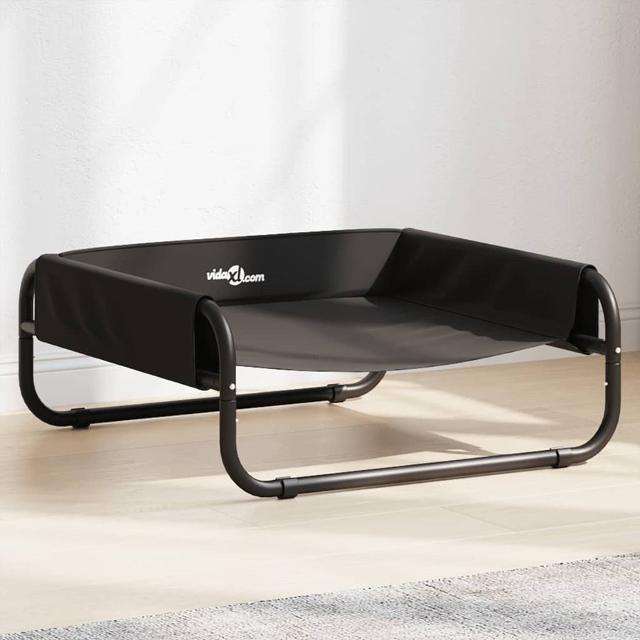 Elevated Dog Bed Anthracite Oxford Fabric And Steel