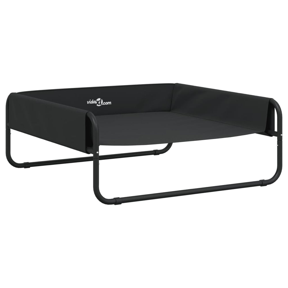 Elevated Dog Bed Anthracite Oxford Fabric And Steel