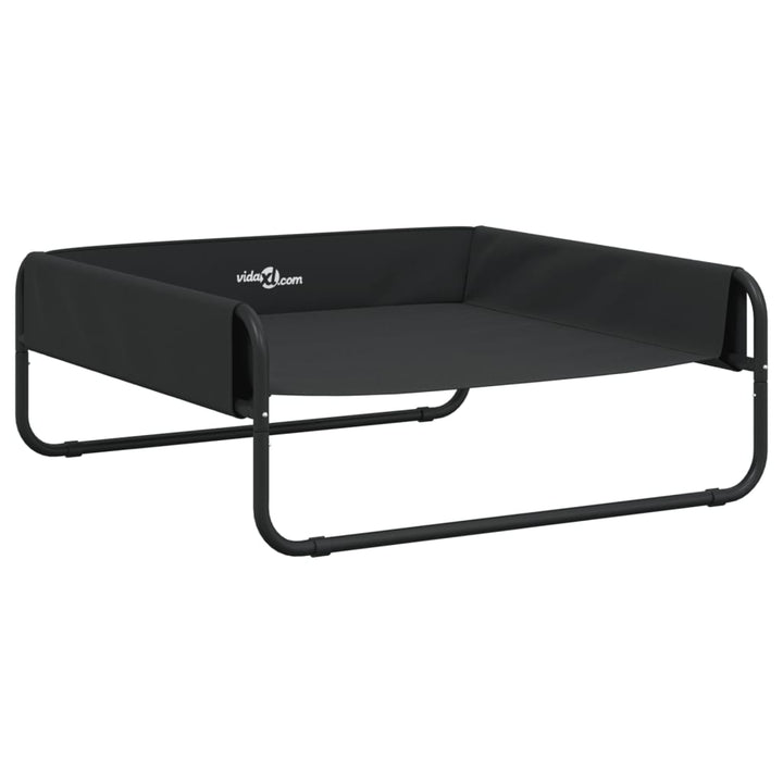 Elevated Dog Bed Anthracite Oxford Fabric And Steel