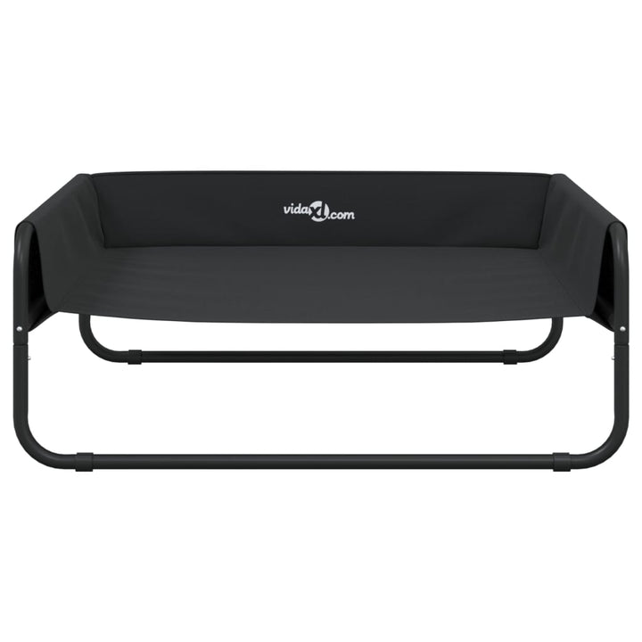 Elevated Dog Bed Anthracite Oxford Fabric And Steel