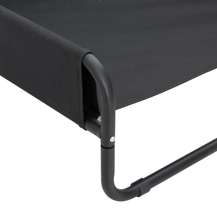 Elevated Dog Bed Anthracite Oxford Fabric And Steel