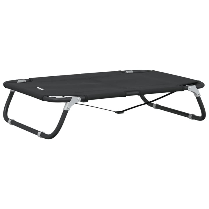 Dog Bed Foldable Anthracite Oxford Fabric And Steel