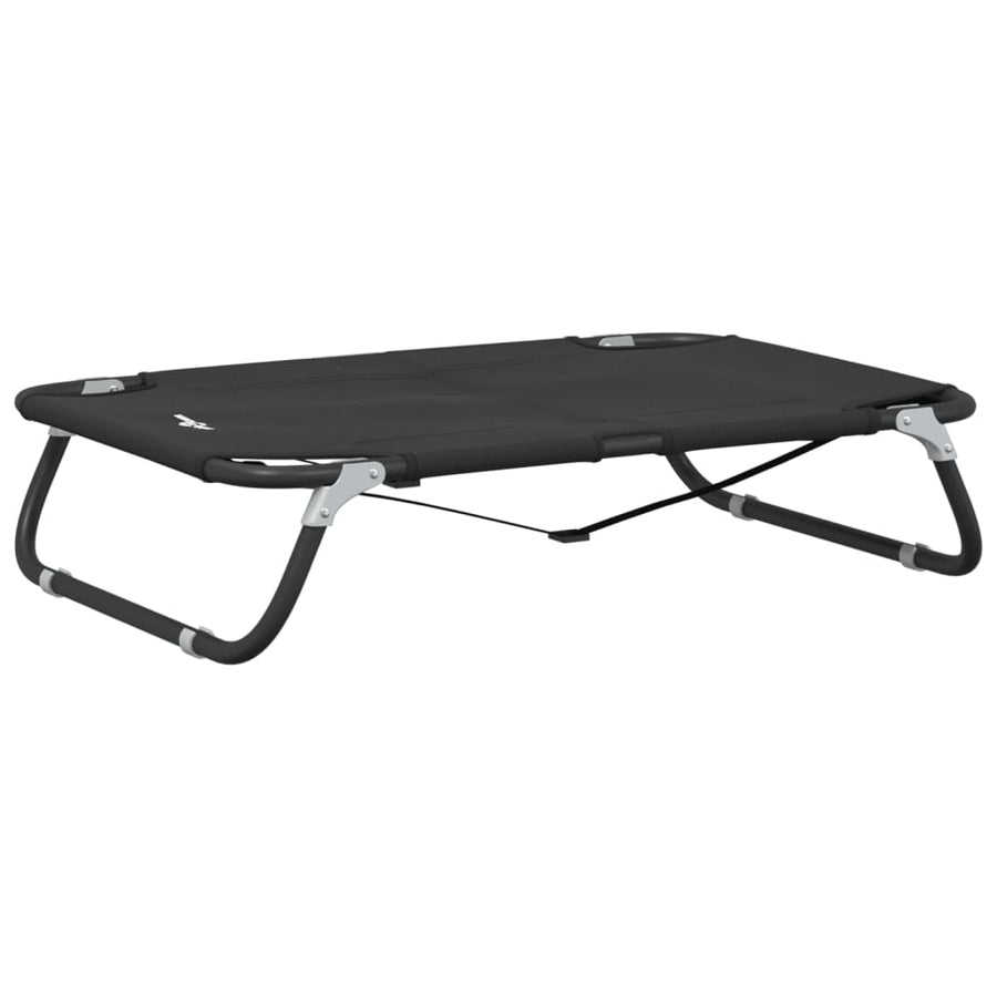 Dog Bed Foldable Anthracite Oxford Fabric And Steel