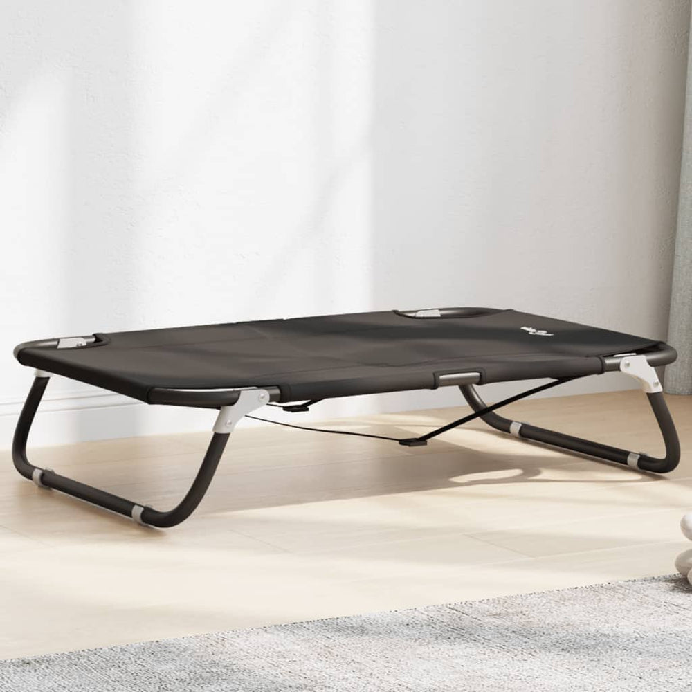 Dog Bed Foldable Anthracite Oxford Fabric And Steel