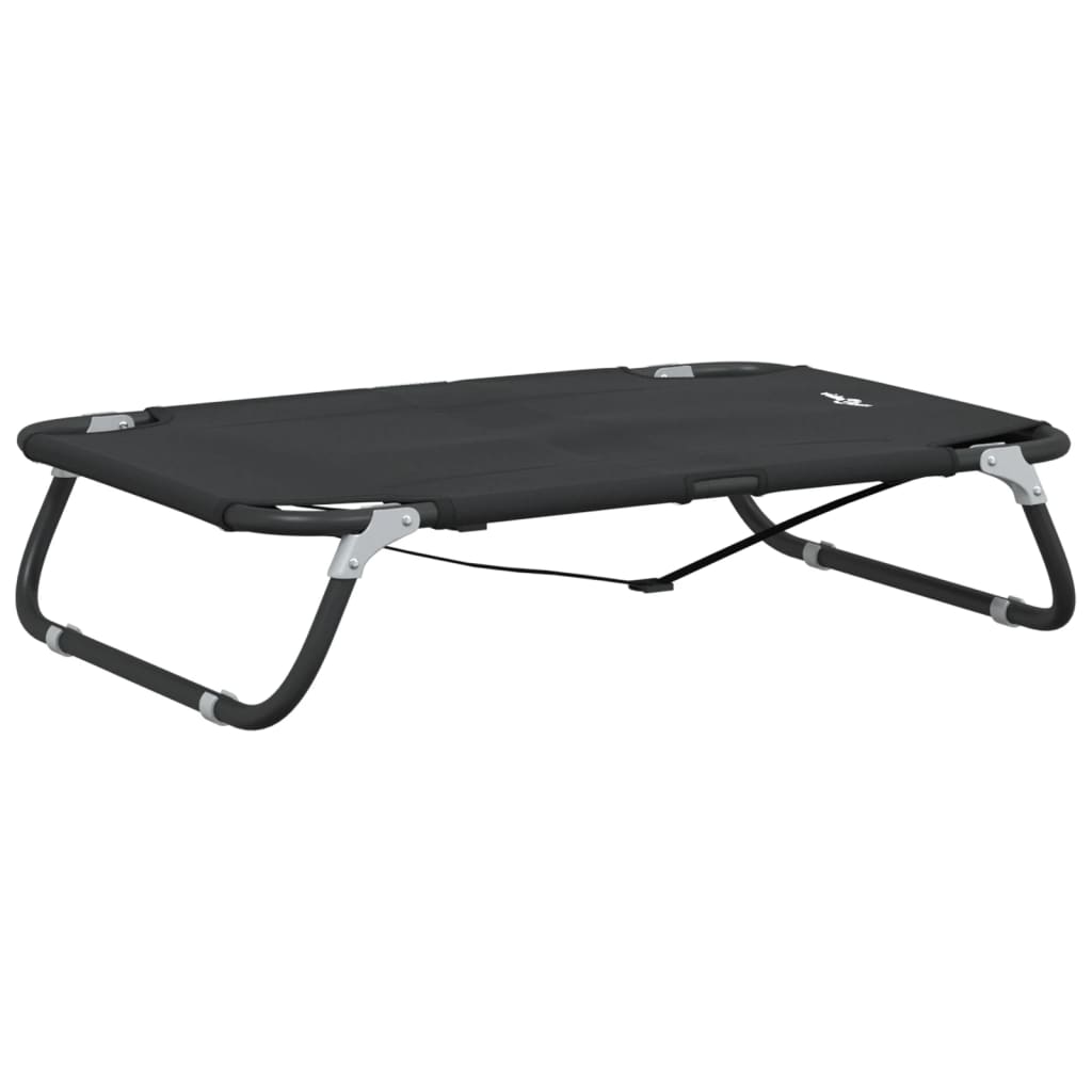 Dog Bed Foldable Anthracite Oxford Fabric And Steel