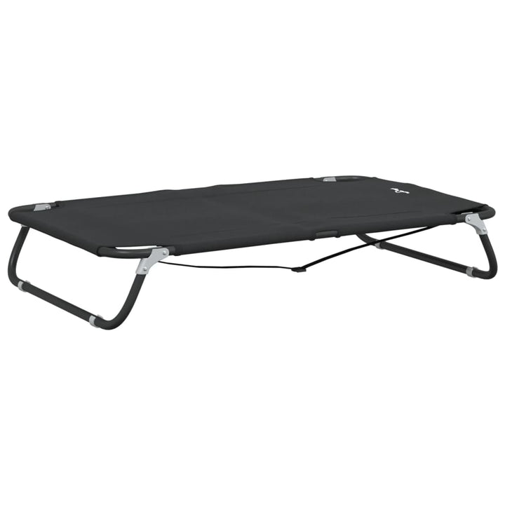 Dog Bed Foldable Anthracite Oxford Fabric And Steel