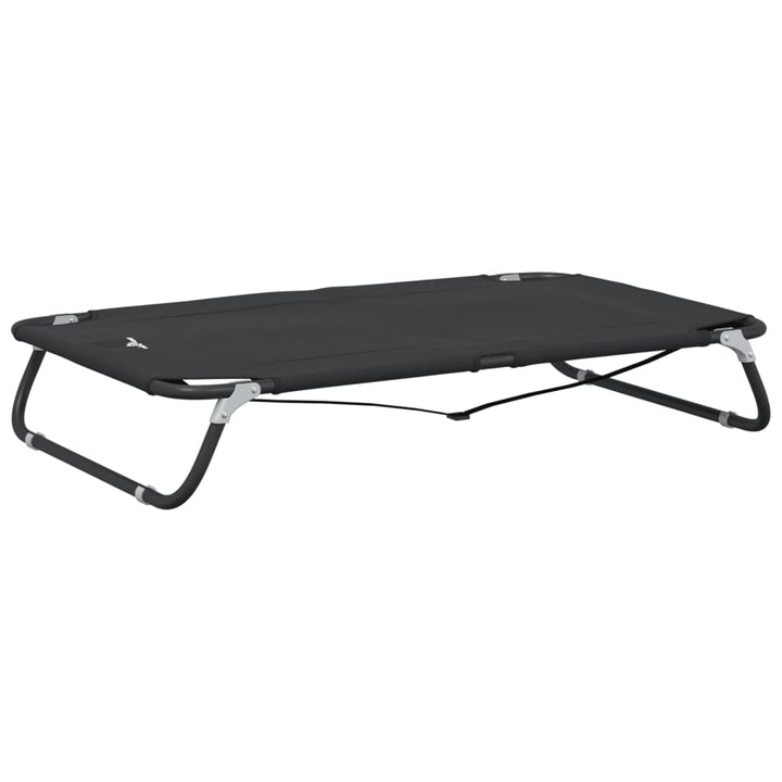 Dog Bed Foldable Anthracite Oxford Fabric And Steel