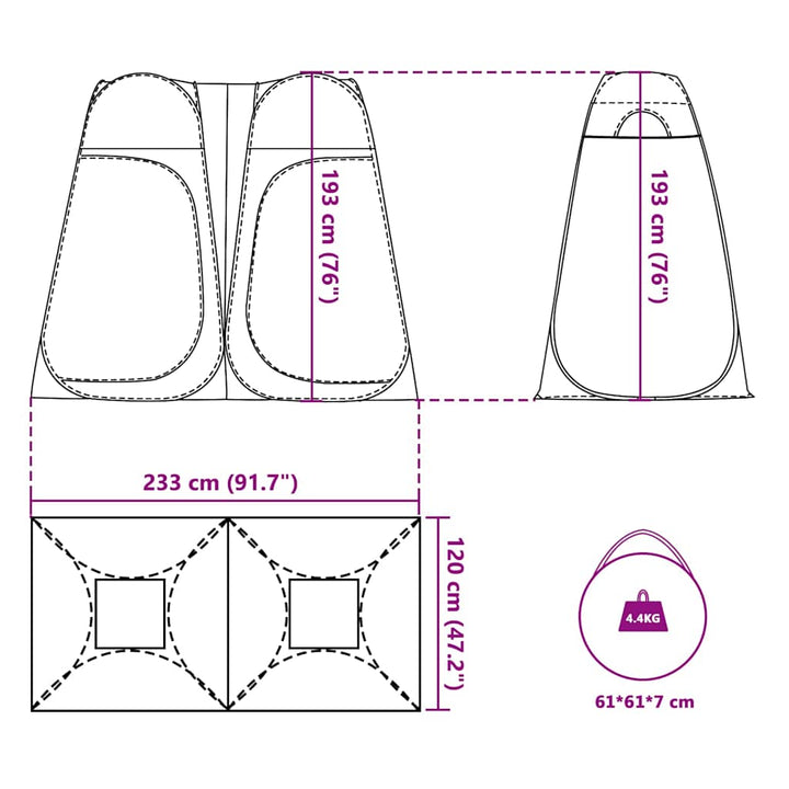 Privacy Tent Pop-Up Waterproof