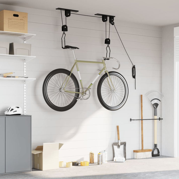 Bike Hoists With Ceiling Mount 2 Pcs 20 Kg