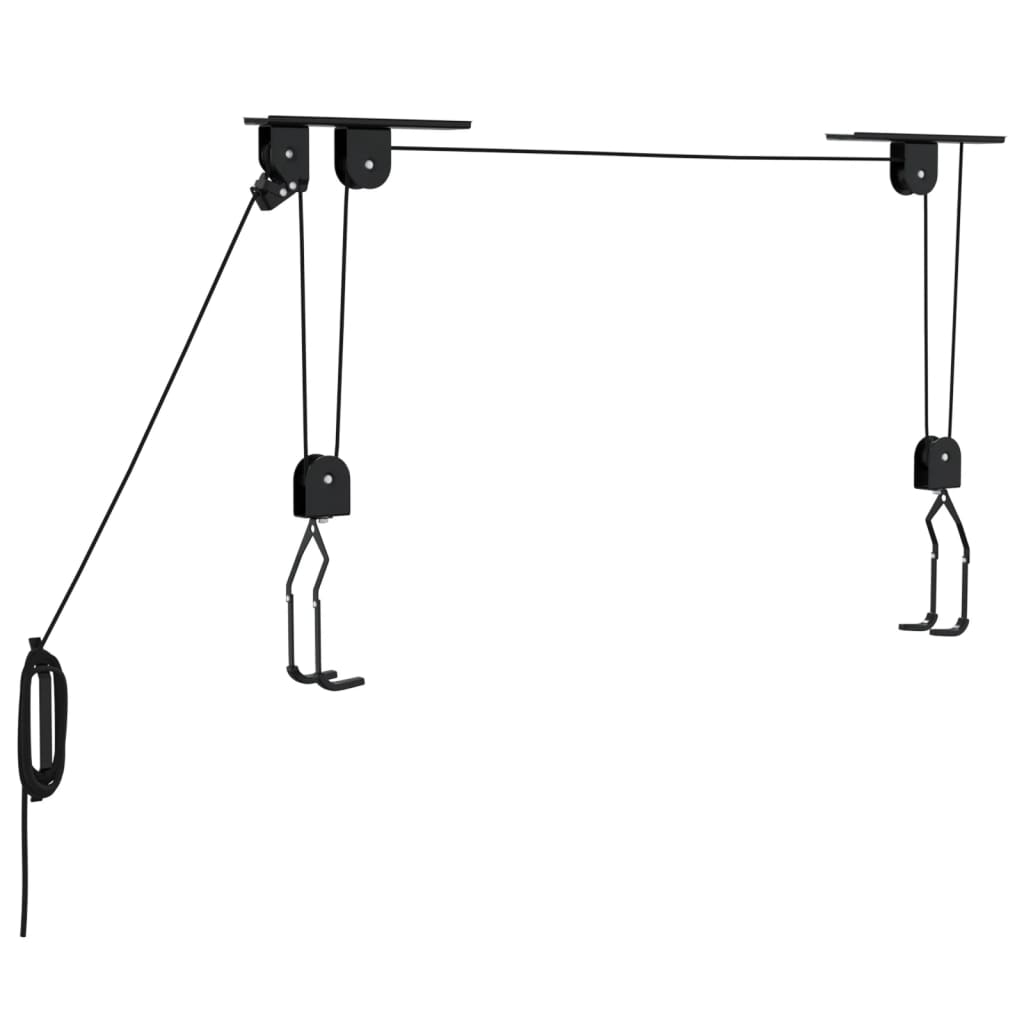 Bike Hoists With Ceiling Mount 2 Pcs 20 Kg