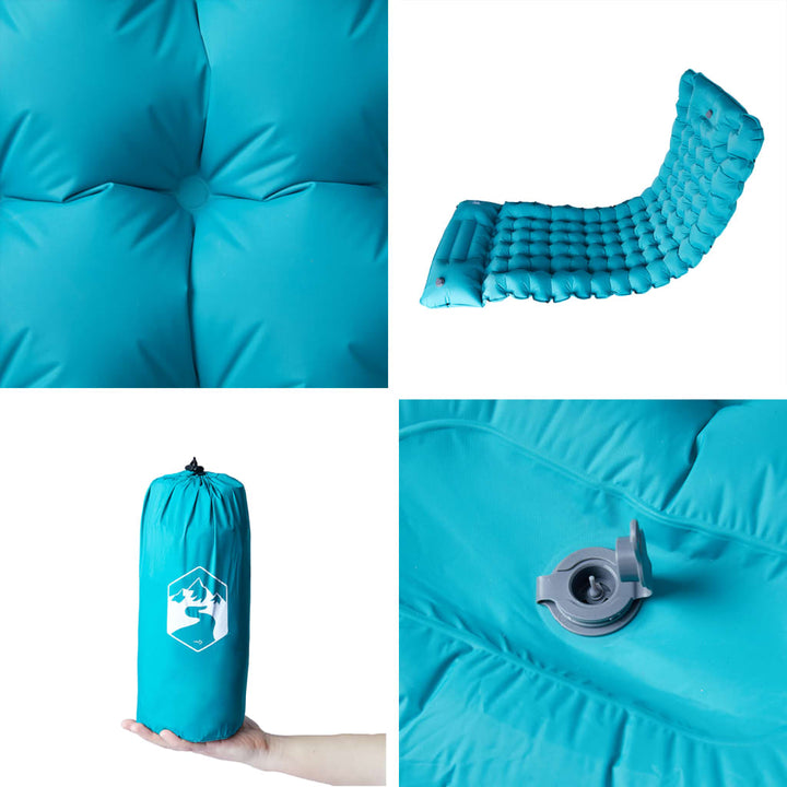 Self Inflating Camping Mattress With Pillow