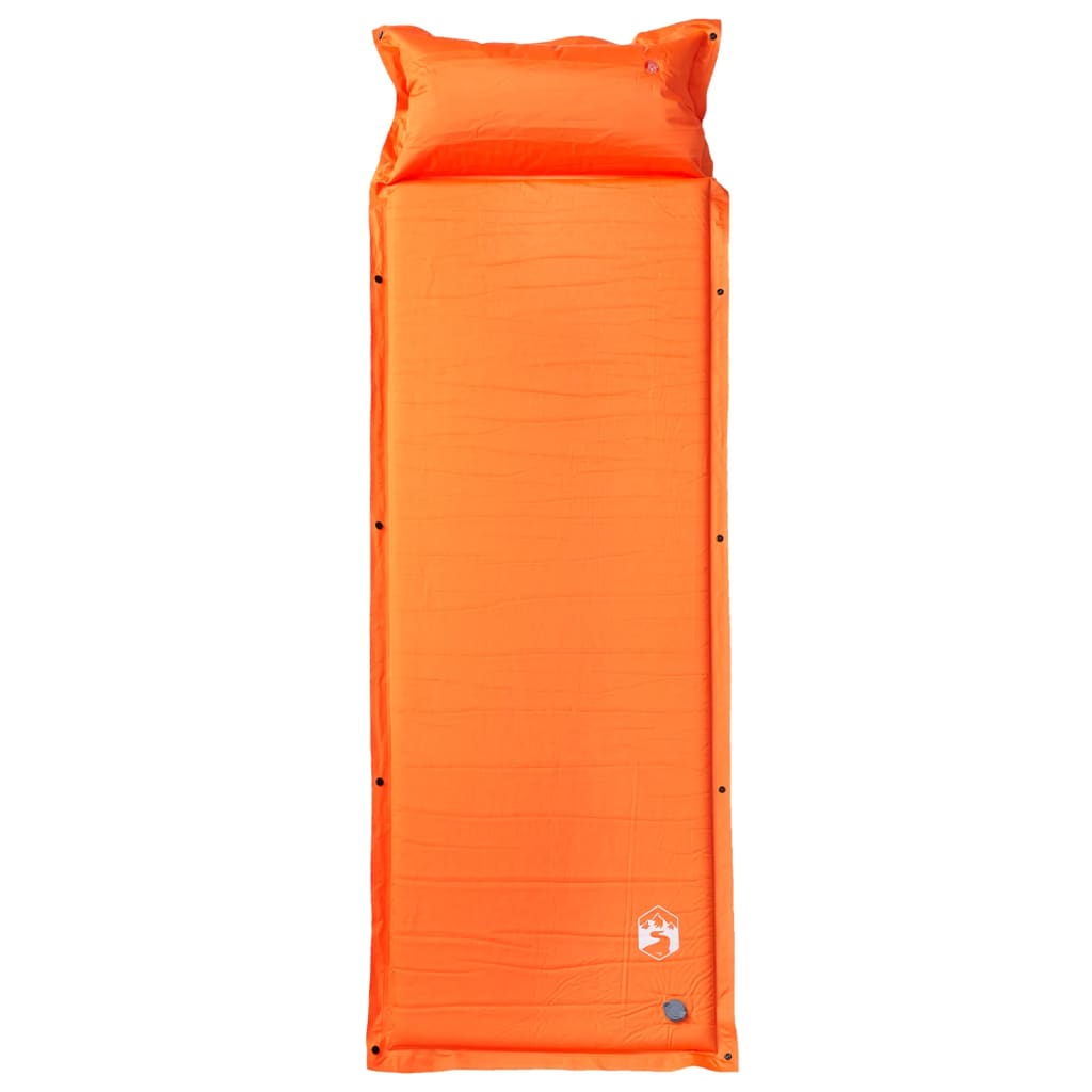 Self Inflating Camping Mattress With Pillow 1-Person