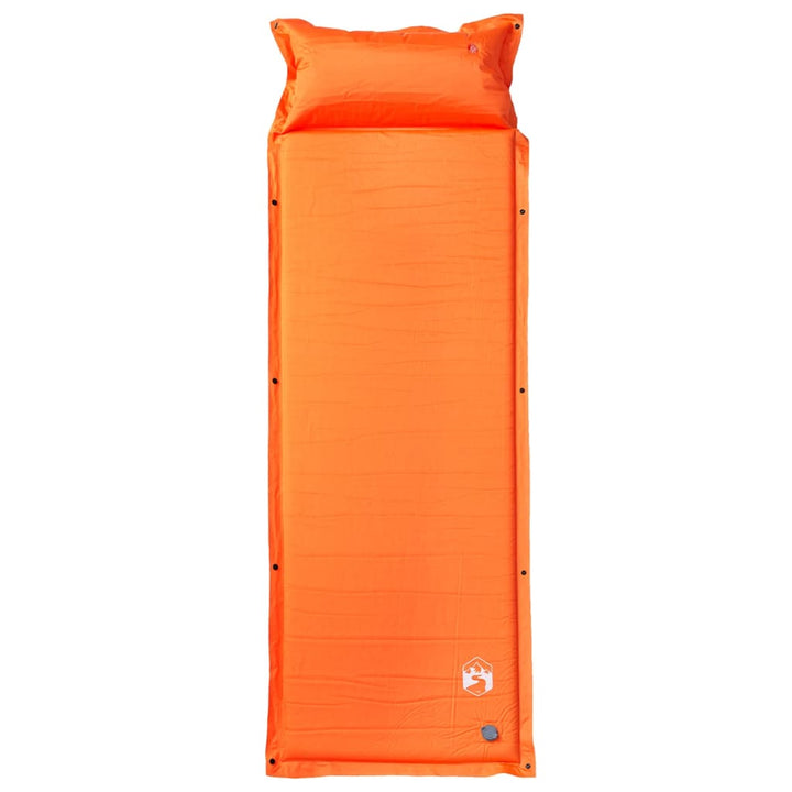 Self Inflating Camping Mattress With Pillow 1-Person
