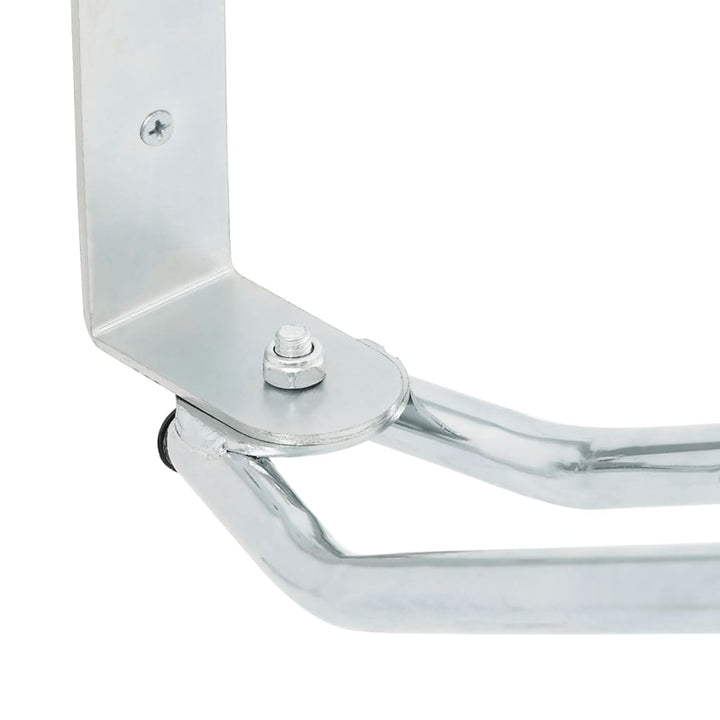 Bicycle Stand Wall Mounted 2 Pcs Galvanised Steel
