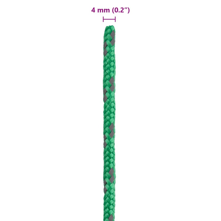 Tent Guy Ropes With Spanners Reflective 8 Pcs 4 M 4 Mm