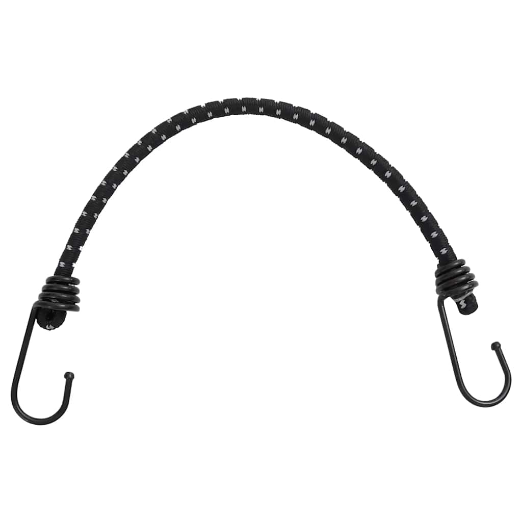 Bungee Cords With Reflective Strips And Hooks 10 Pcs